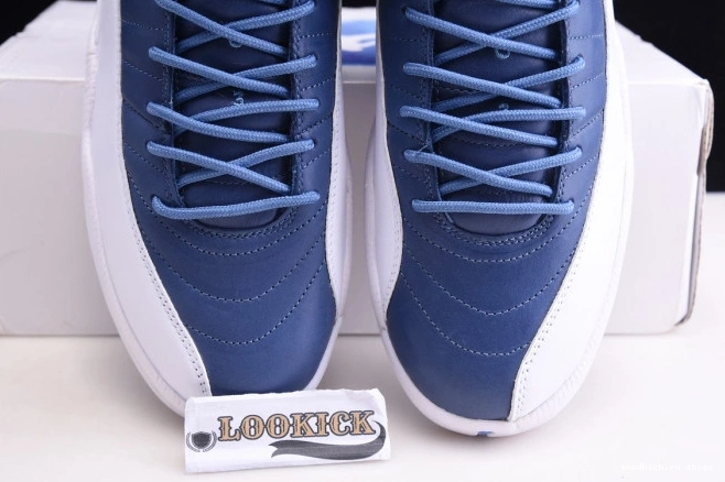Rep 12 Blue Jordan Air 130690-404 Retro Stone 0731